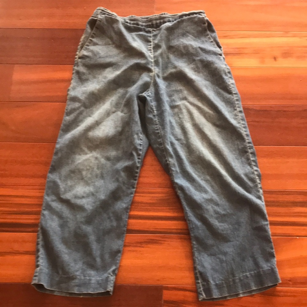 ALFRED DUNNER DENIM CAPRI PANTS
